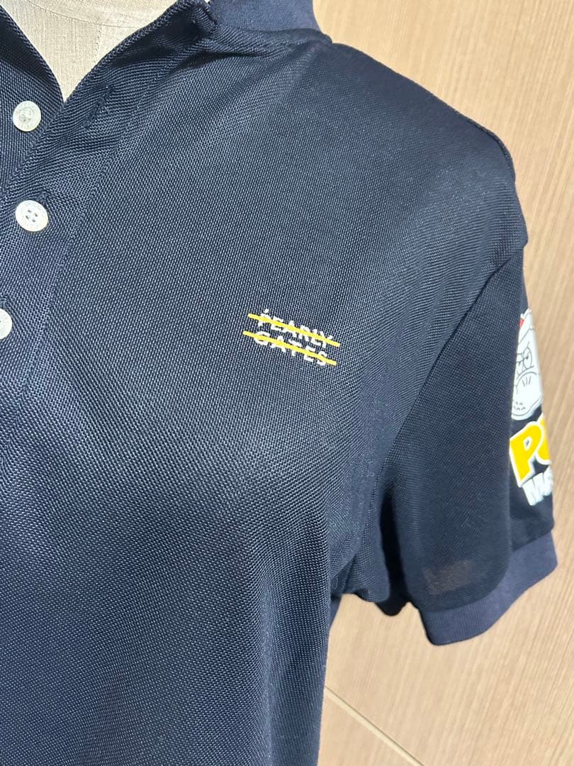 PEARLY GATES メンズポロシャツ ネイビー　サイズ5 ほぼ未使用品