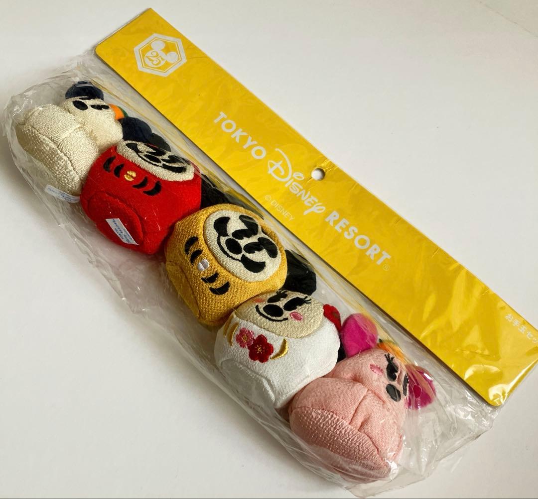 ディズニー お正月 お手玉 マスコット ぬいぐるみ 達磨 鏡餅 ミッキー ミニー