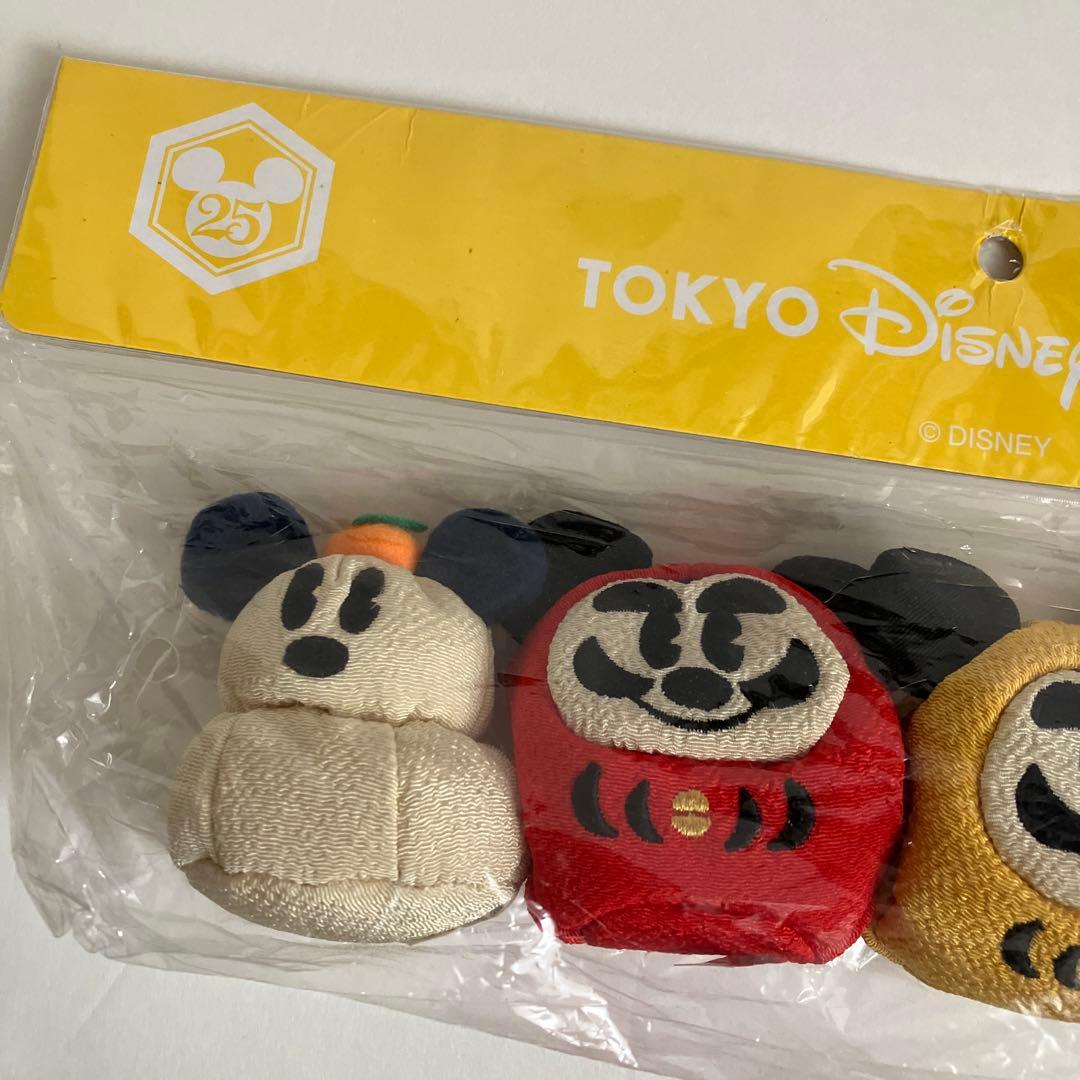 ディズニー お正月 お手玉 マスコット ぬいぐるみ 達磨 鏡餅 ミッキー ミニー