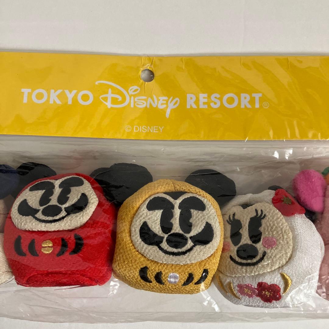 ディズニー お正月 お手玉 マスコット ぬいぐるみ 達磨 鏡餅 ミッキー ミニー