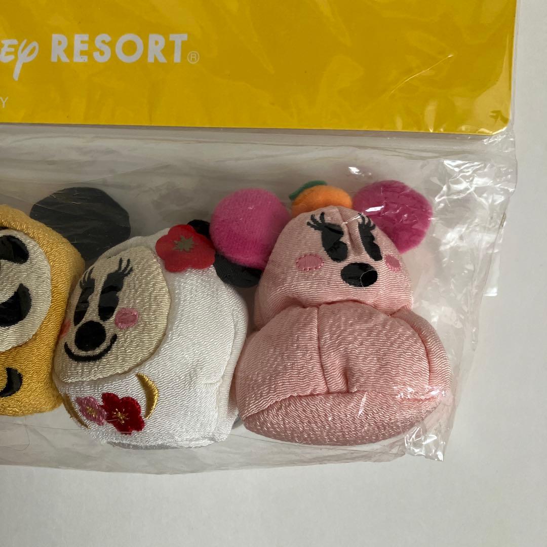 ディズニー お正月 お手玉 マスコット ぬいぐるみ 達磨 鏡餅 ミッキー ミニー