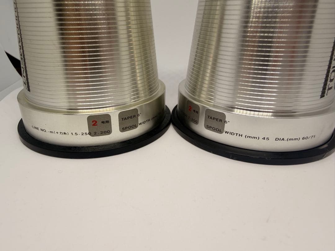 【未使用品】ダイワ　トーナメントサーフ45スプール　2個セット　ラインメモリー付