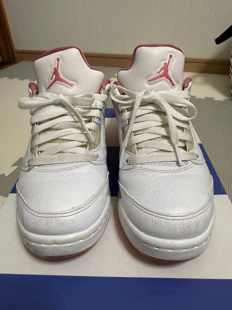 Air Jordan5 バスケットボールシューズ ホワイト/ピンク　24cm