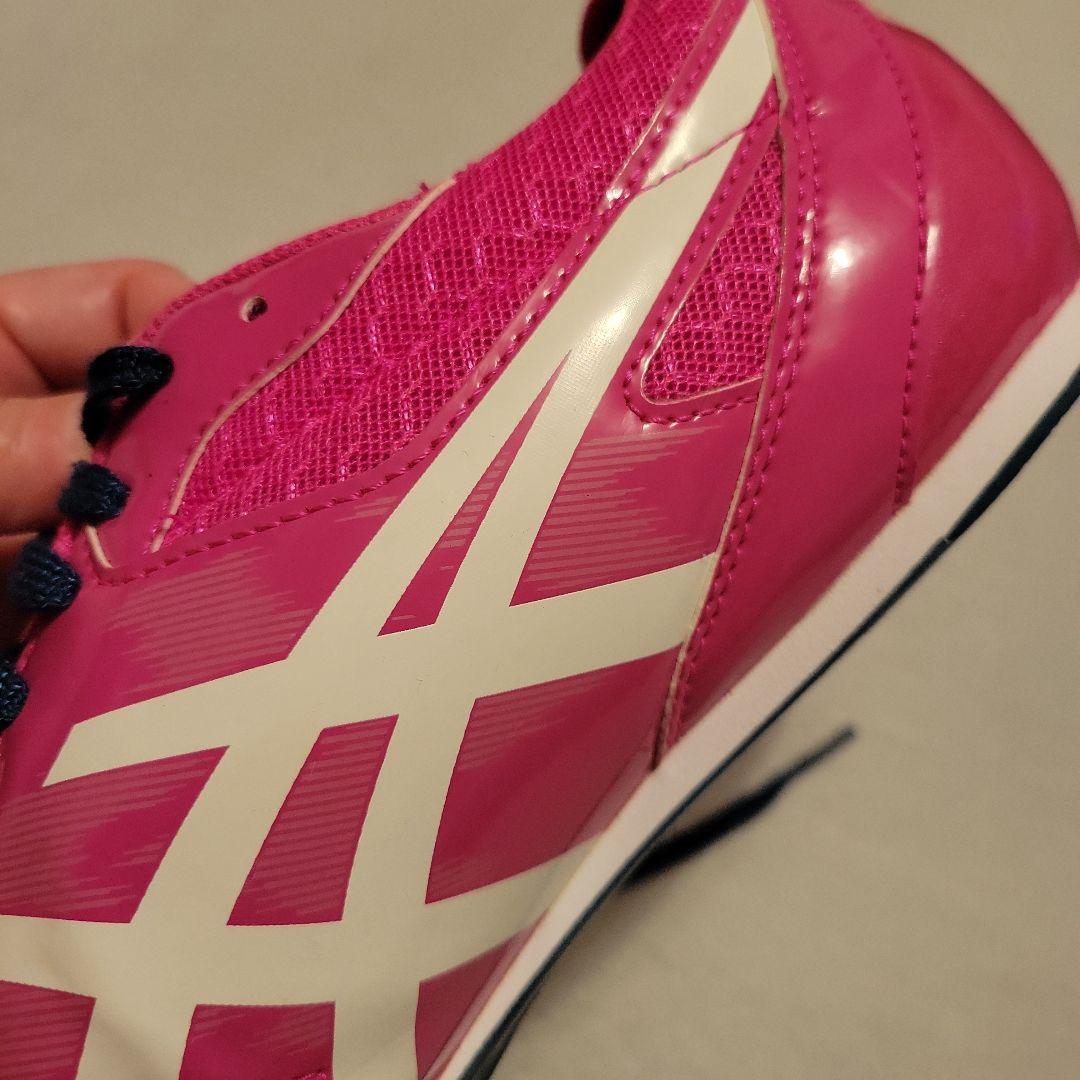 asicsエフォート　 スパイクシューズ　ピンク29センチ