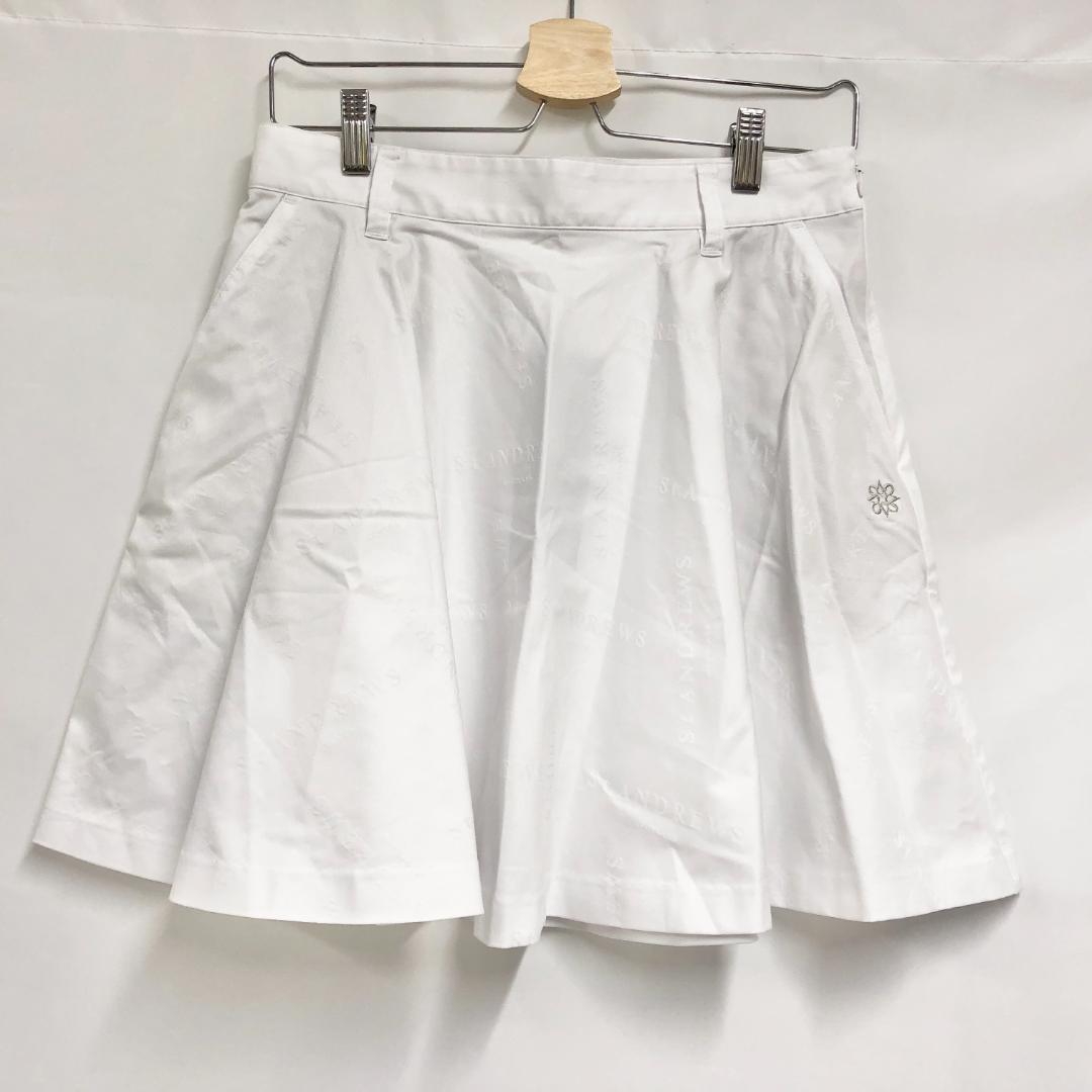 ○★新品未使用　St ANDREWS　クロッシングロゴ ジャガードスカート　L