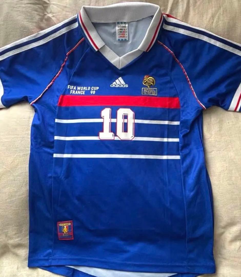 addidas ジダン ユニフォーム　1998年フランス