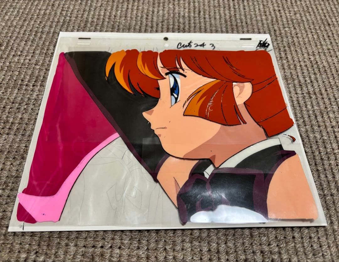 【1枚やや訳あり】怪盗セイント・テール 原画とセル画2枚セット