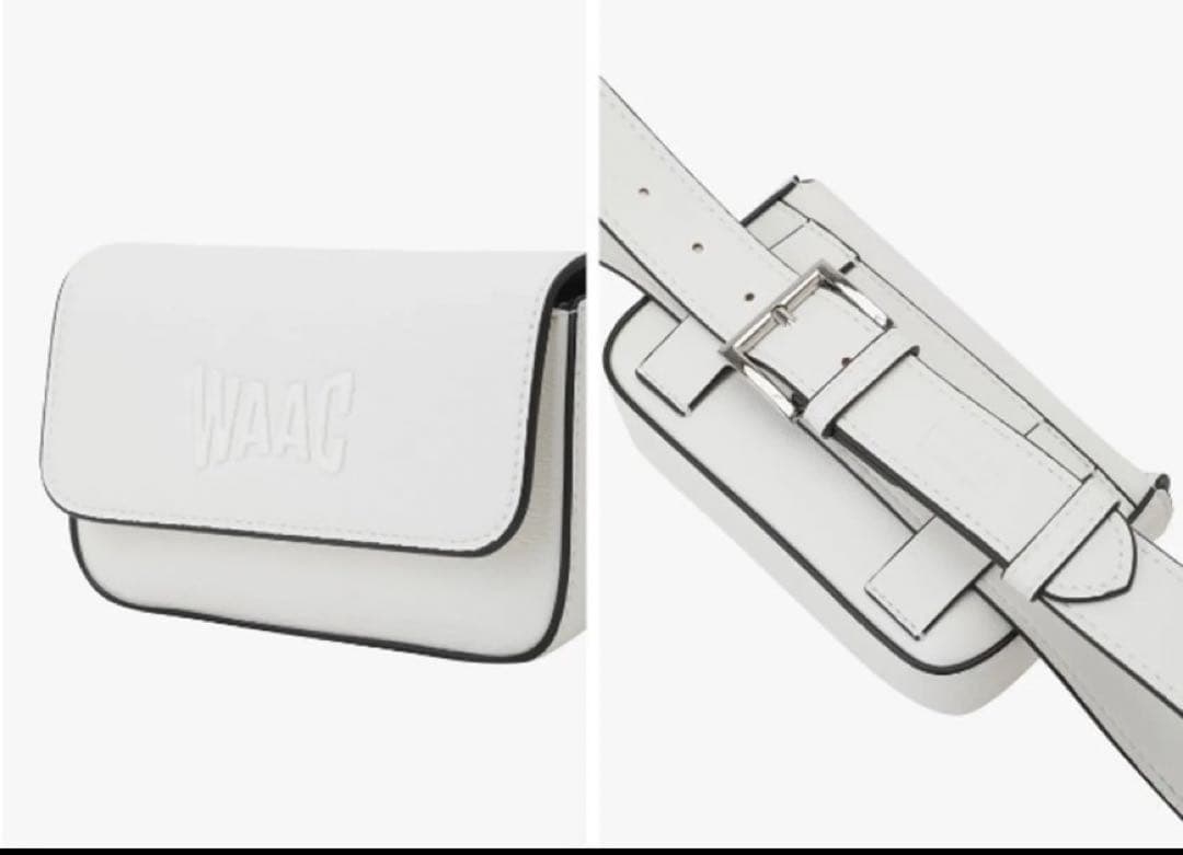 waac ベルトバッグ ホワイト