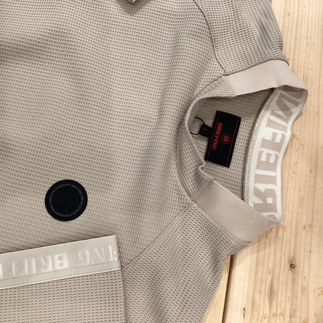 新品　BRIEFING 正規品　NECK LOGO HIGHNECK ベージュ