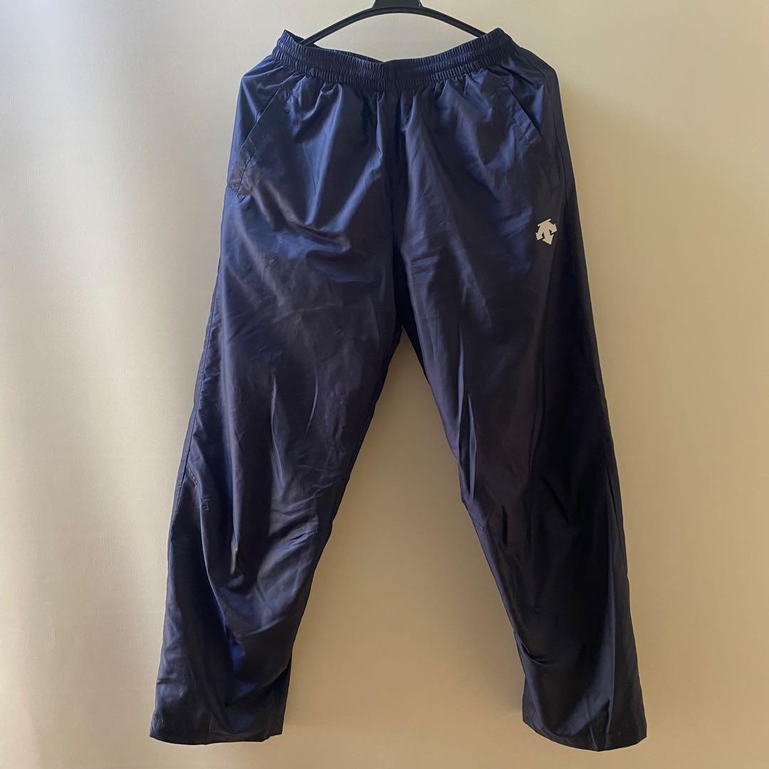 DESCENTE ネイビー ウィンドブレーカー上下セット
