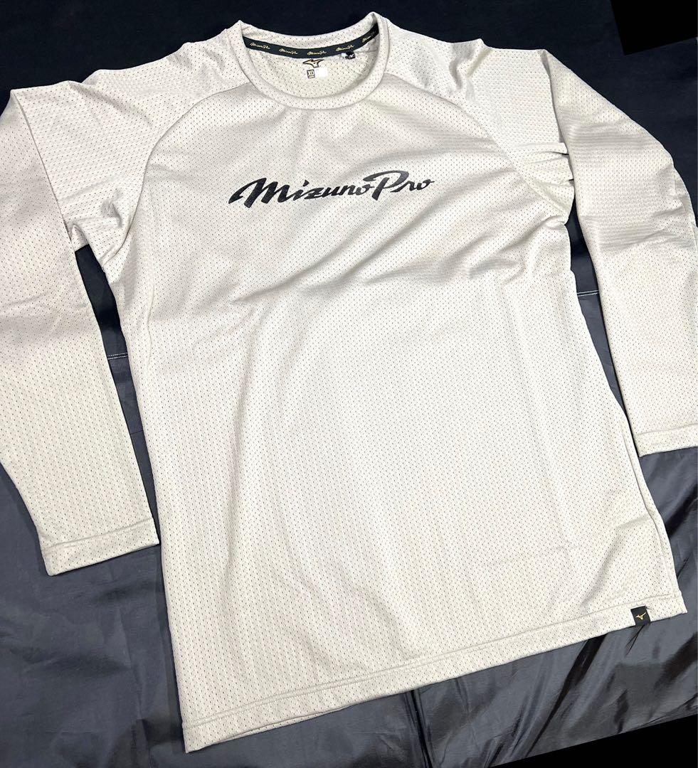【ミズノプロ】 KUGEKI ロングTシャツ カーキ XO 12JABT76