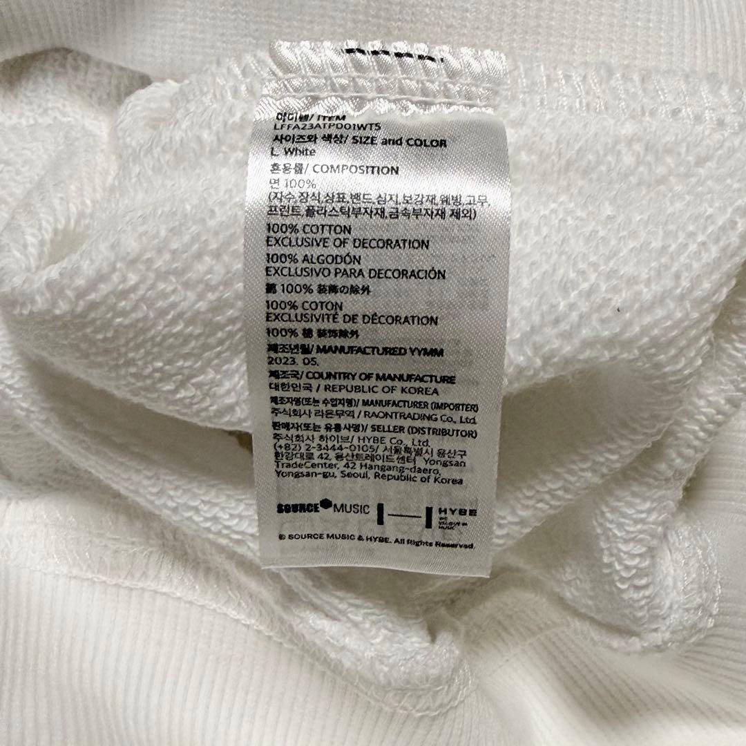 【美品】LE SSERAFIM FEARNADA 2023 S/S フーディ L