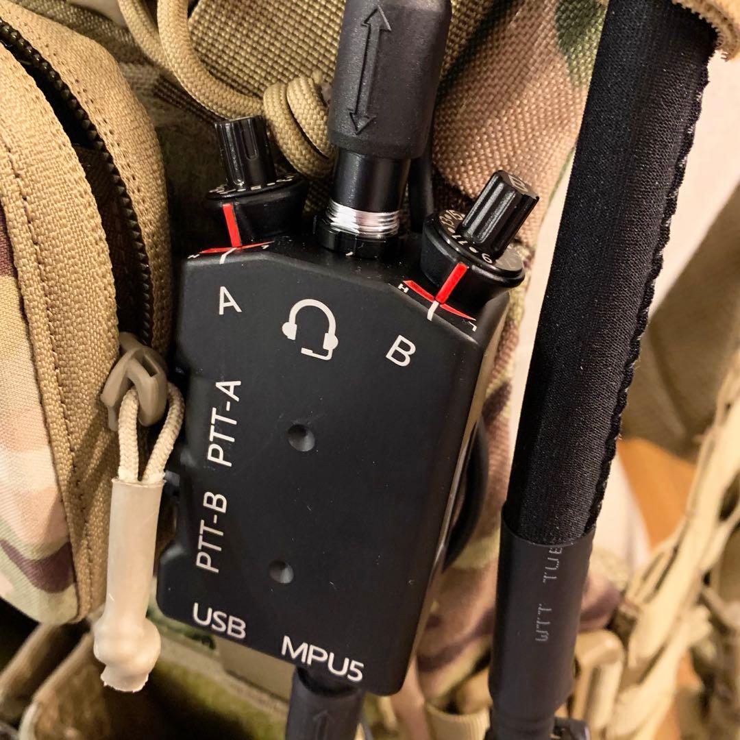 実物 AGILITE K19セット FMA/FCS MPU5用 PTT付属