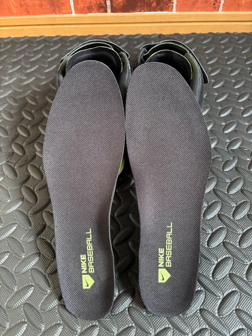 Nike 野球 アップ トレーニングシューズ ブラック/ライム