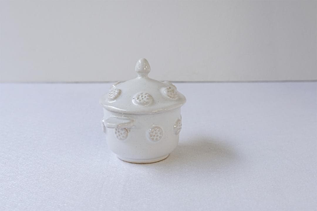 フランスアンティーク　エミール・テシエ　かわいい　クリームポット　H8.2cm