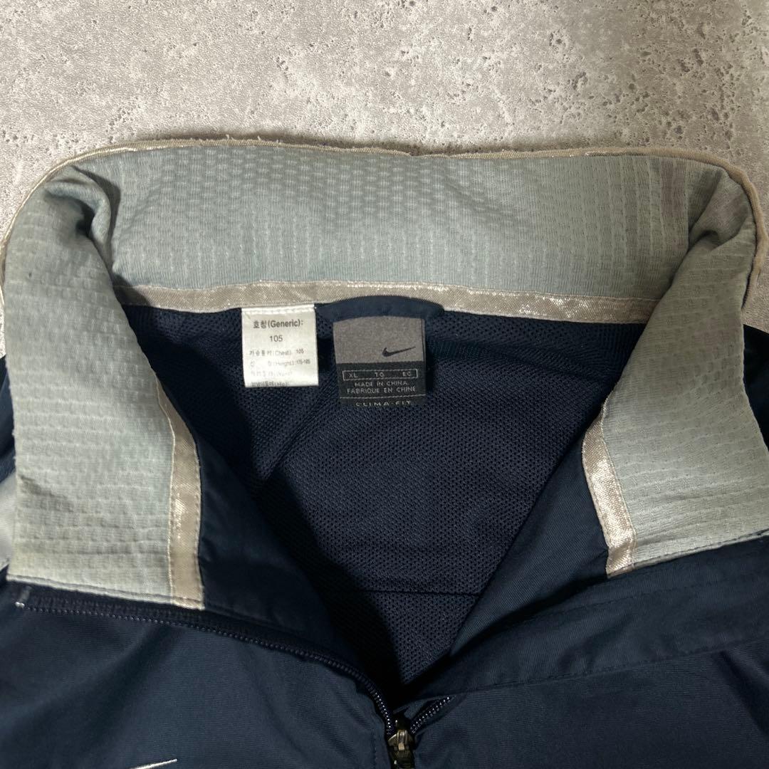 NIKE 00s ナイロンジャケット ウィンドブレーカー ネイビー XL