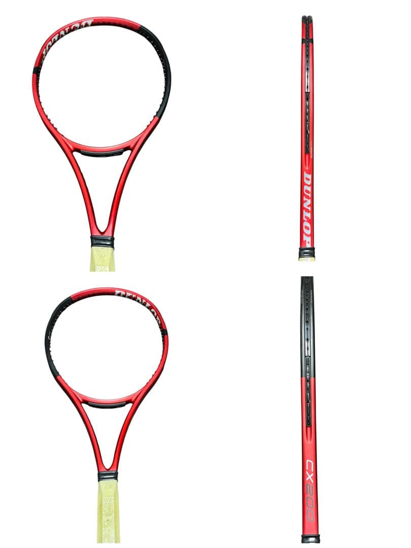 美品 DUNLOP CX200 テニスラケット3本セット