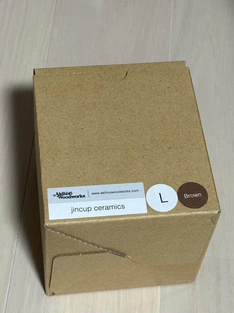 【新品未使用】JINCUP セラミック ブラウン　L
