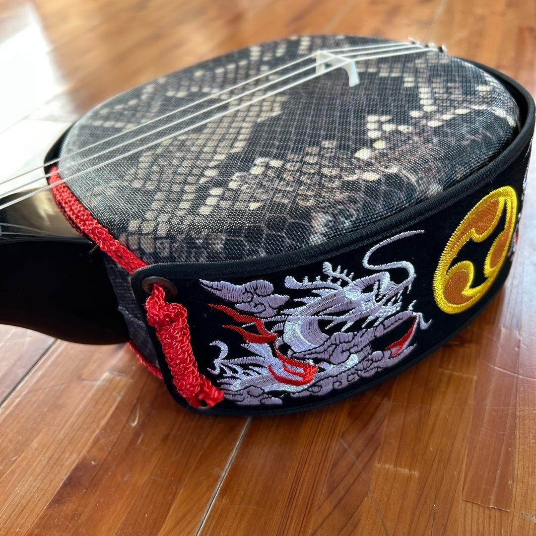 ◼️宮古島から❸ ◼️レア！新品！宮古島柄三線◼️女性　◼️沖縄　◼️初心者　◼️実器音有り