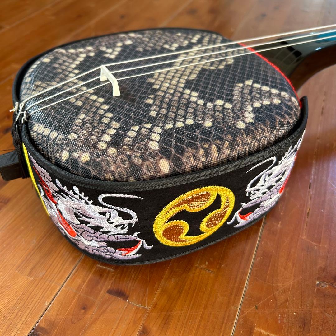 ◼️宮古島から❸ ◼️レア！新品！宮古島柄三線◼️女性　◼️沖縄　◼️初心者　◼️実器音有り