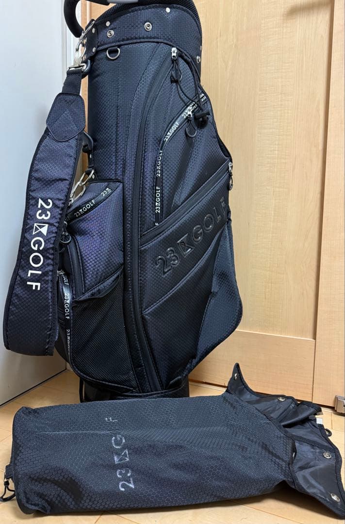 完売★23区★キャディバッグ★ゴルフ★ゴルフバッグ★レア★23区GOLF★黒