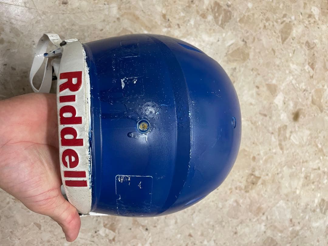 Riddell アメリカンフットボールヘルメット 青