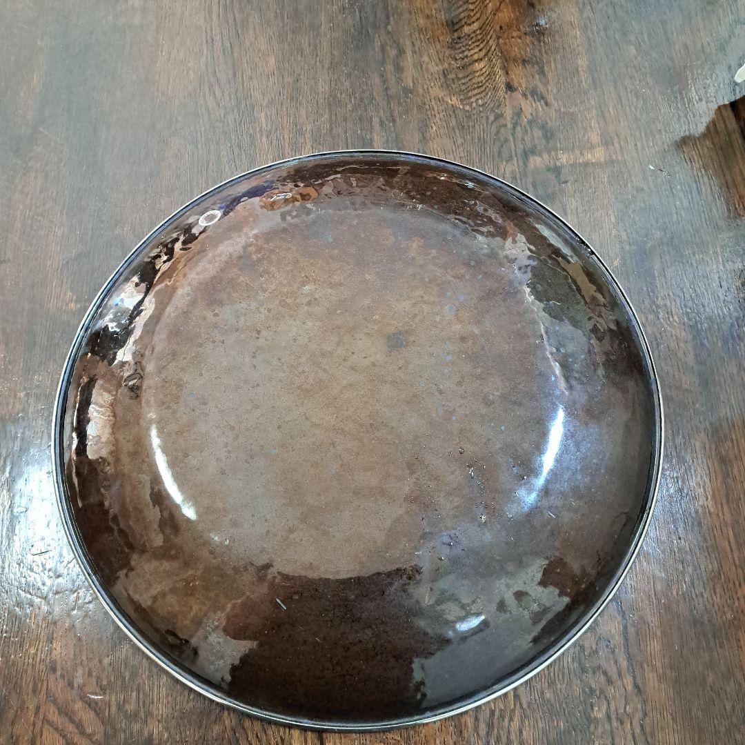 お値下げしました　七宝焼　飾り皿　直径約30cm ヴィンテージ？