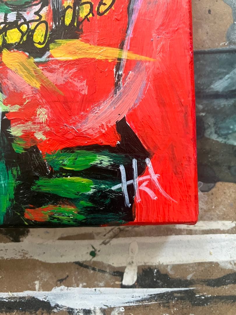 tktのオリジナルアート作品「苦喰(KUJIKI)」