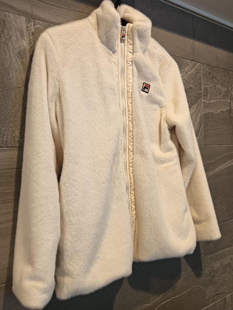 【新品・未使用】FILA VL2560 フリースジャケット ホワイト