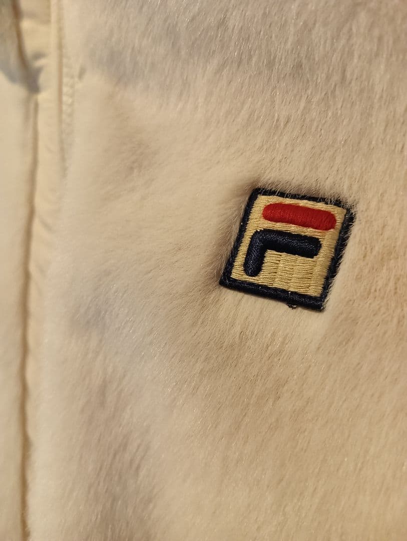 【新品・未使用】FILA VL2560 フリースジャケット ホワイト