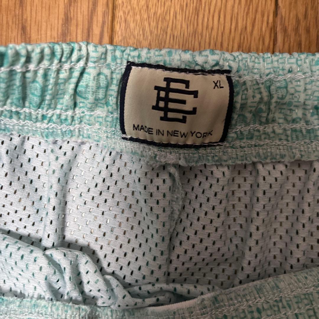E.C. メッシュ バスケットボールパンツ XL 水色