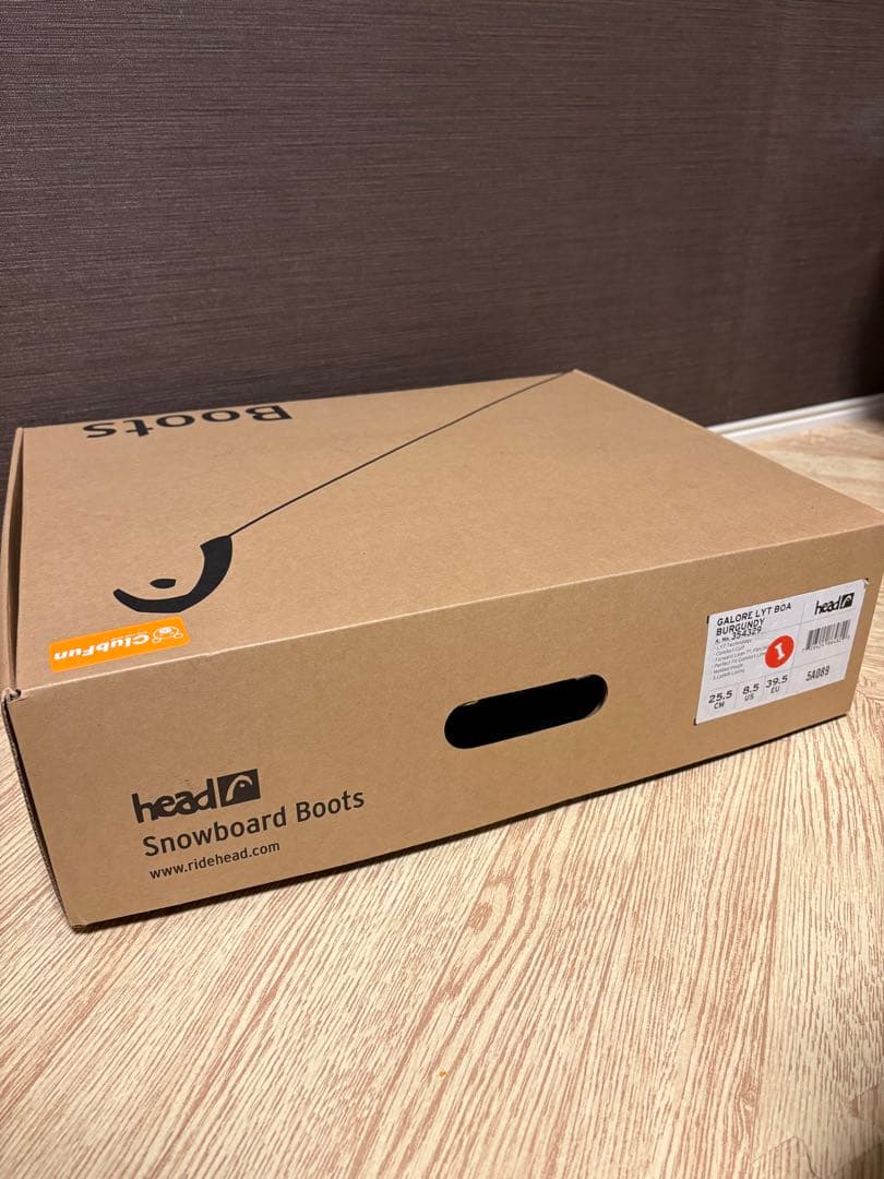 スノーボードブーツ headブラック