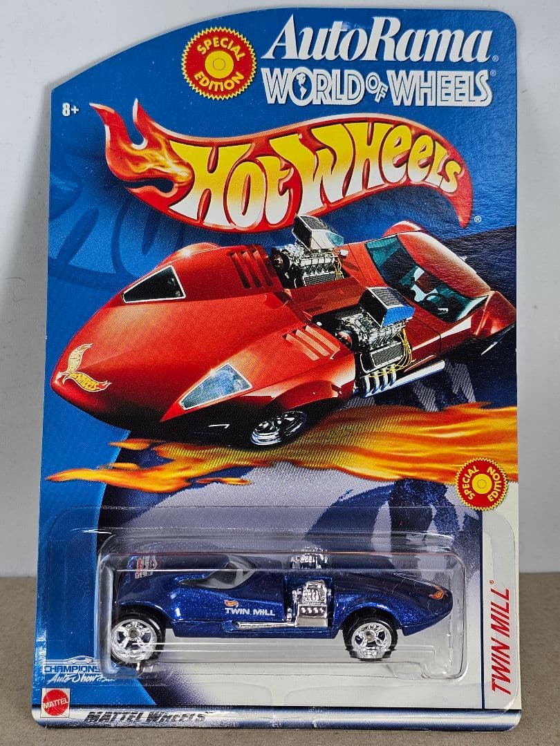 Hot Wheels Twin Mill Auto rama 2004 赤白青