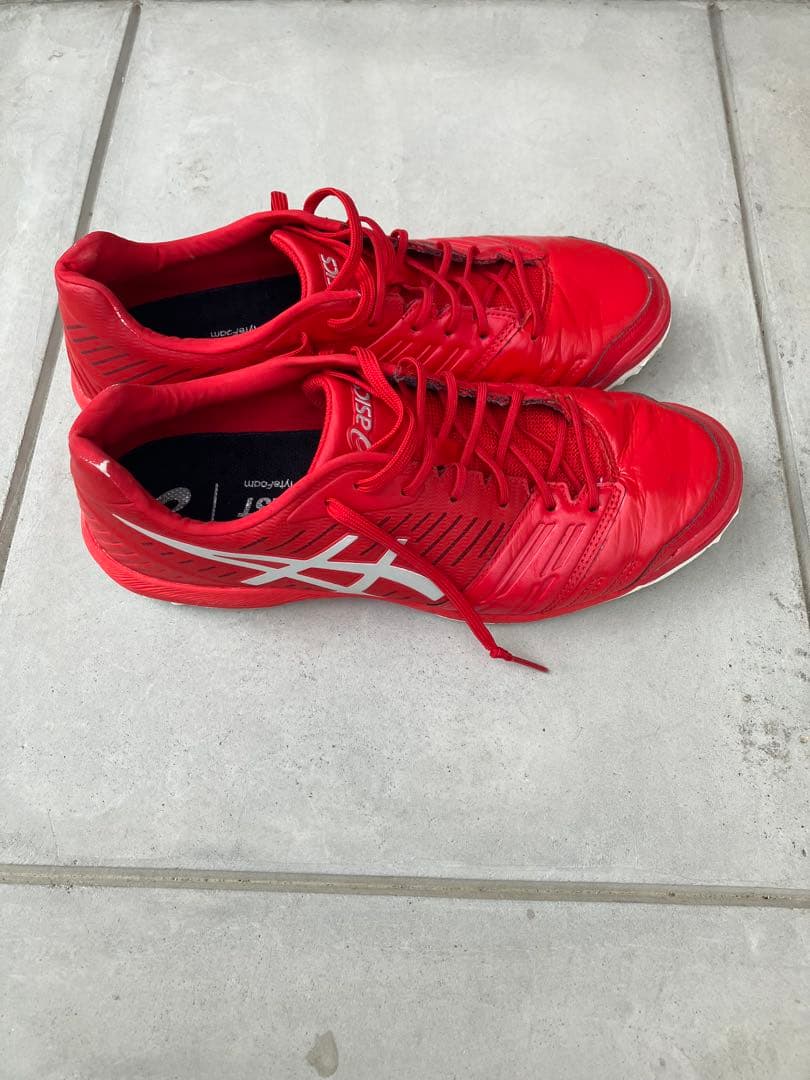 ASICS フットサルシューズ　デスタッキ　レッド　27.0センチ