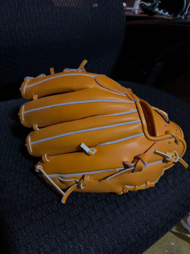 Mizuno pro軟式グローブ オレンジ