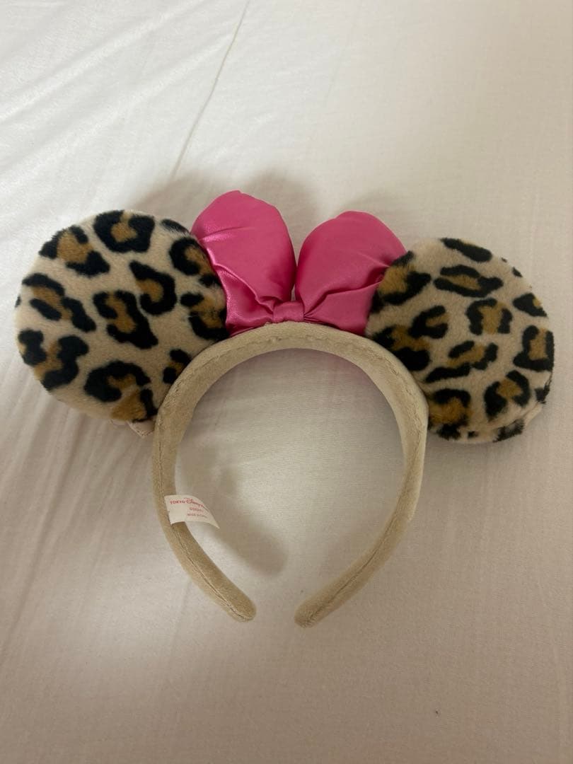 ディズニーヒョウ柄カチューシャミニー