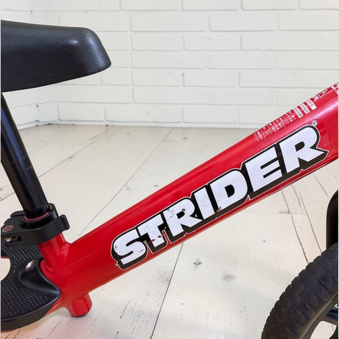 人気モデル❣️ STRIDER ストライダー 赤 バランスバイク 錆あり 動作OK
