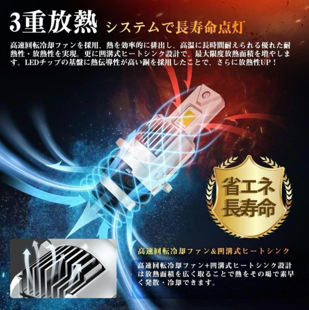 D2S D2R LED 16000LM ヘッドライト DC12V/24V対応