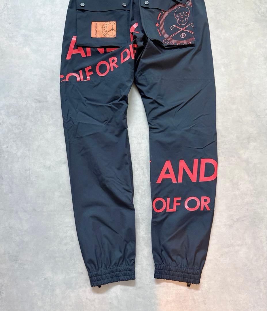美品 ★ MARK&LONA セットアップ レインウェア パーカー パンツ 黒