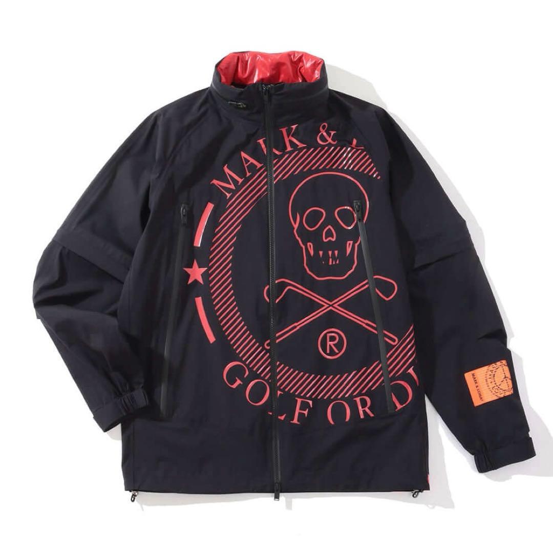 美品 ★ MARK&LONA セットアップ レインウェア パーカー パンツ 黒