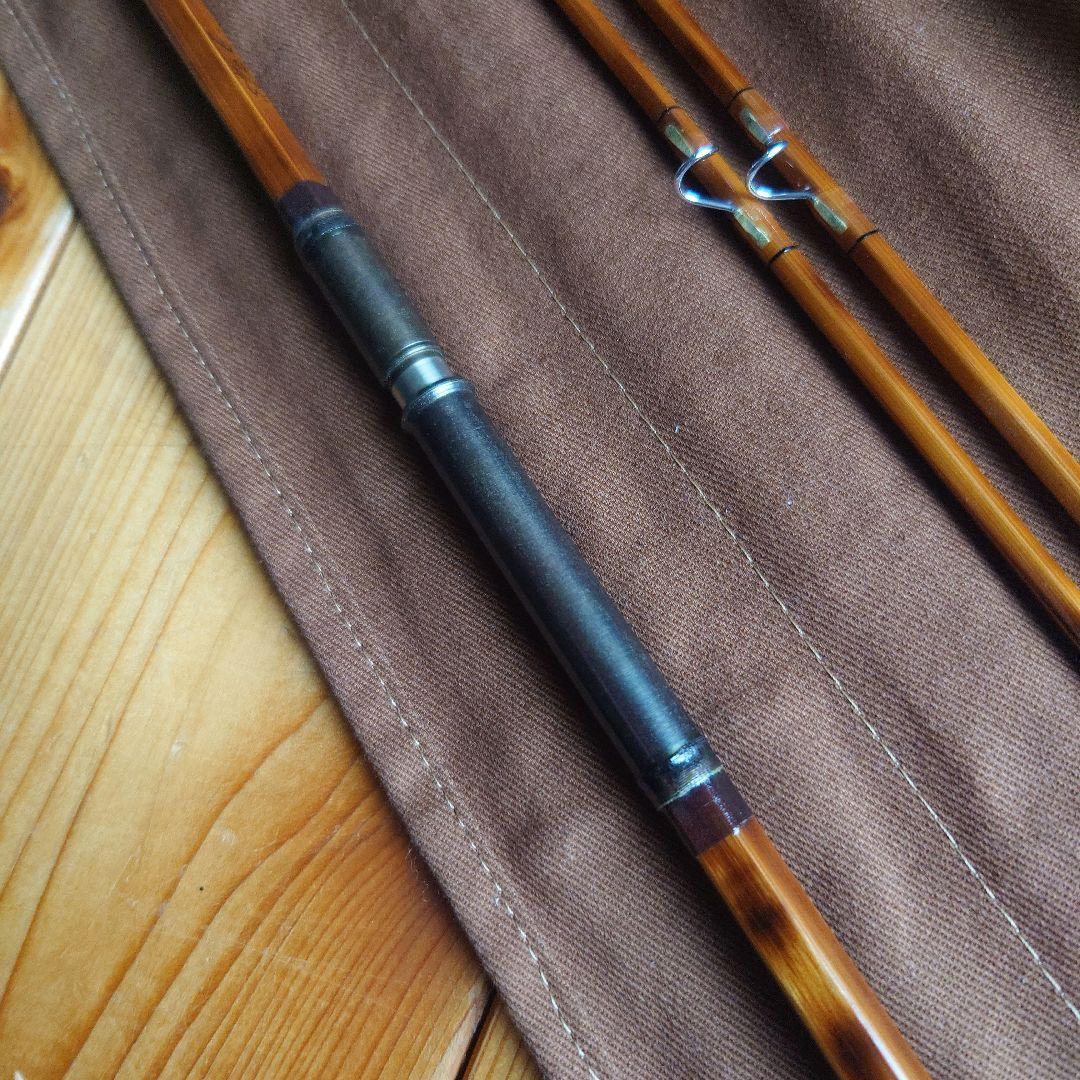 トラウトマン バンブーロッド五角 8.8ft #8/9 3pc 2Top 美品！