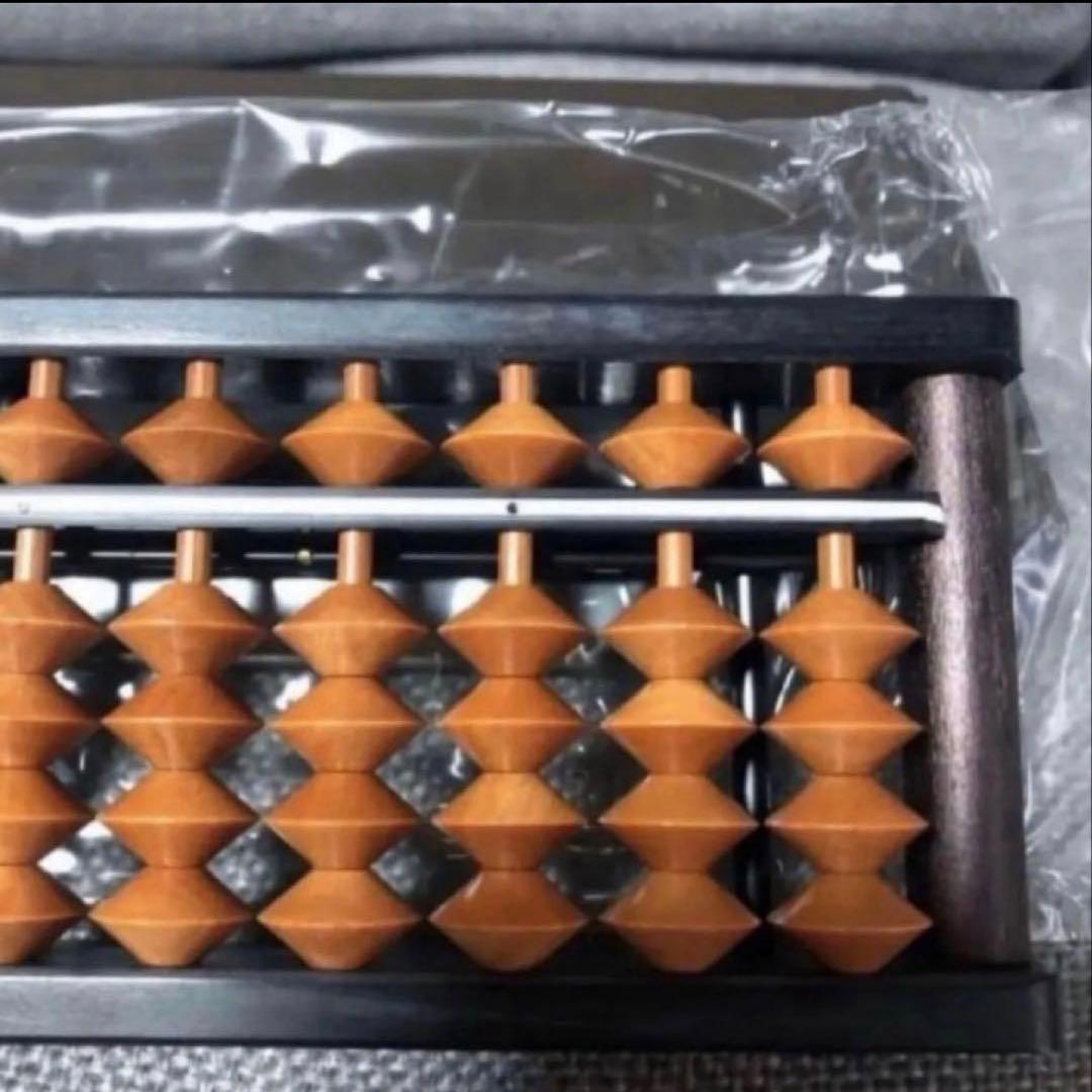 ２点セット◎新品　そろばん 23桁 木製 樺玉　ワンタッチ 珠算 播州　伝統工芸