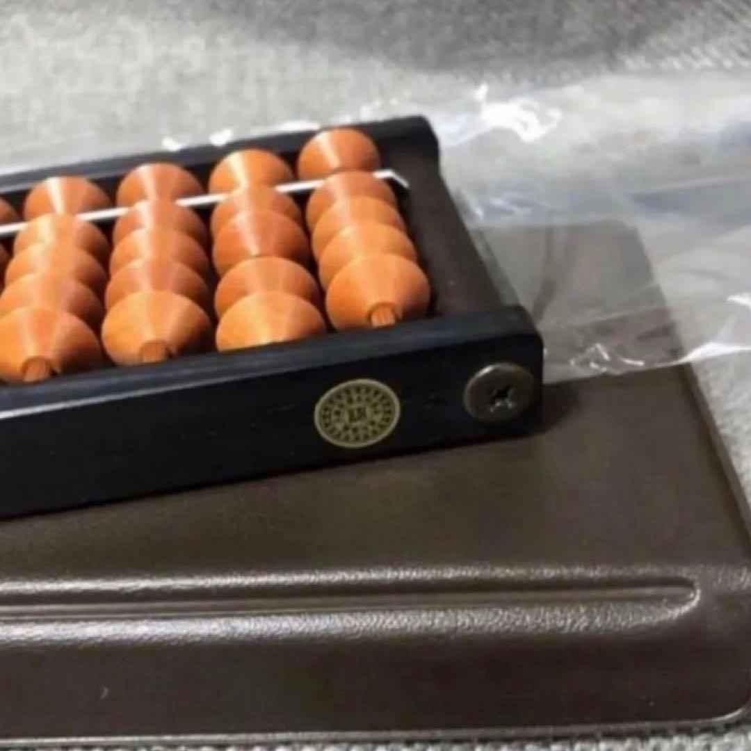 ２点セット◎新品　そろばん 23桁 木製 樺玉　ワンタッチ 珠算 播州　伝統工芸