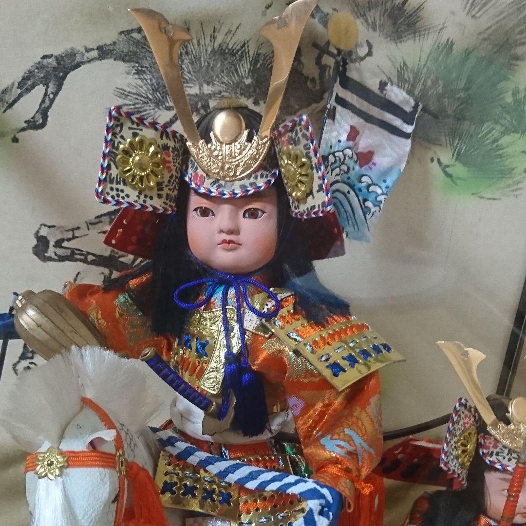 武者人形 五月人形 昭和 日本人形