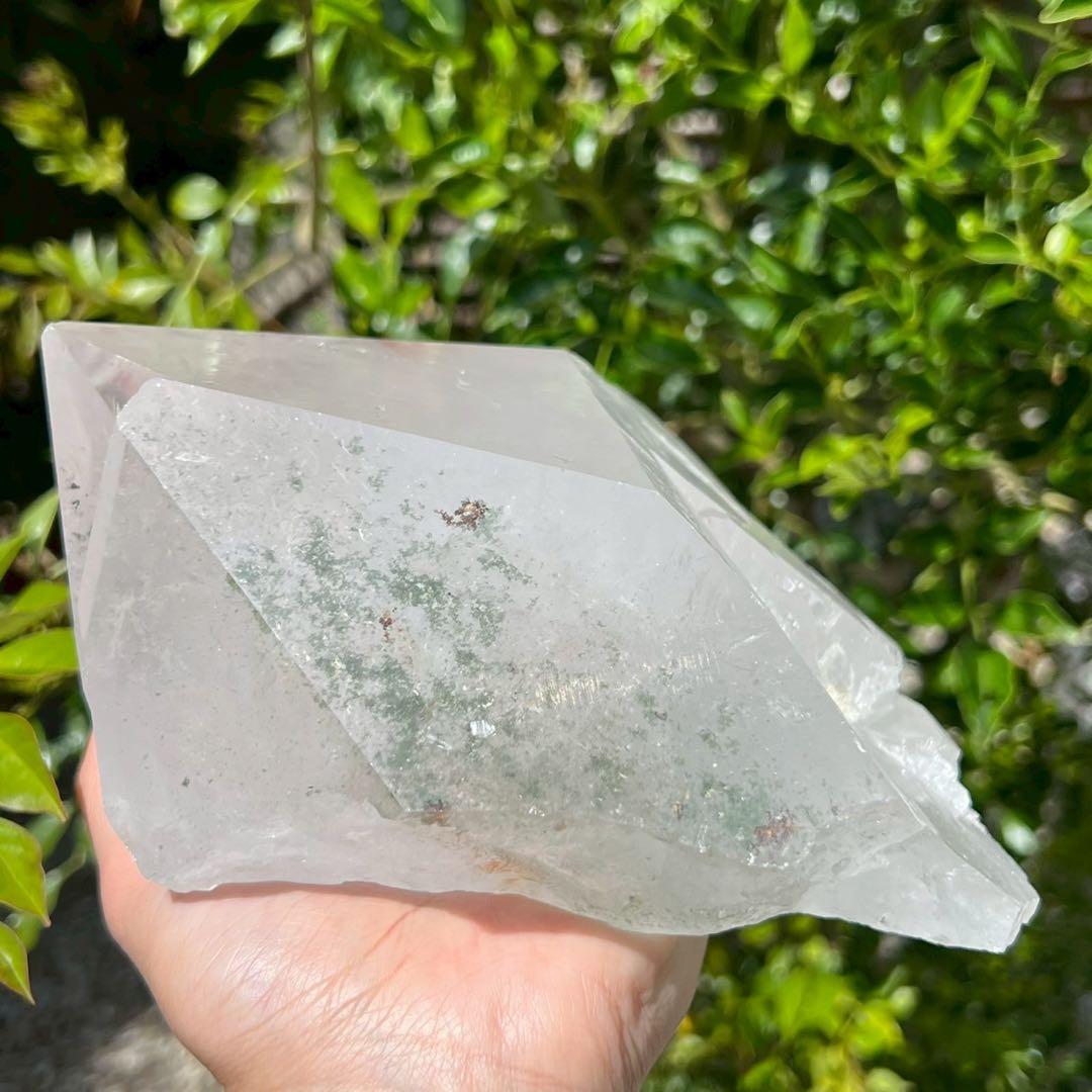✳️超激レア☆超ハイパワー‼️ガーデン水晶 ファントムクォーツ 六角柱 天然石 原石