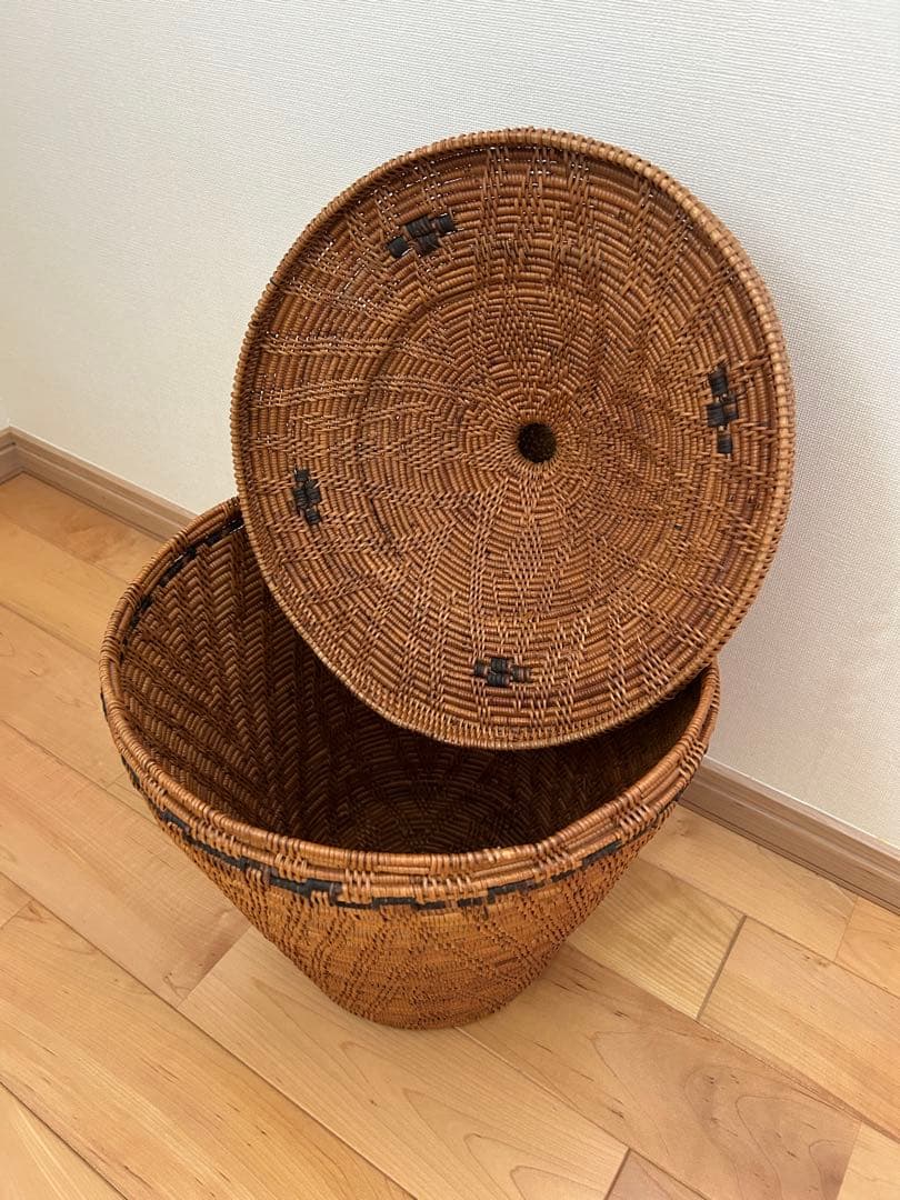 編　バスケット　かご　アンティーク