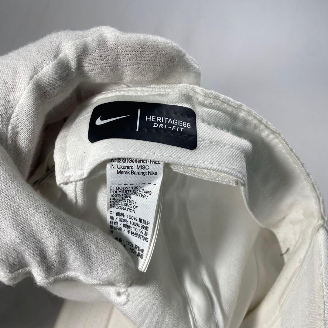 NIKE RF CAP WHITE/BLACK フェデラー キャップ 帽子