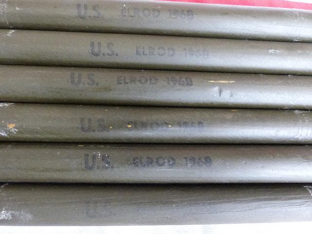 1968” 米軍実物 ナム戦 デッド!　テントポール　6本セット 軍幕 316