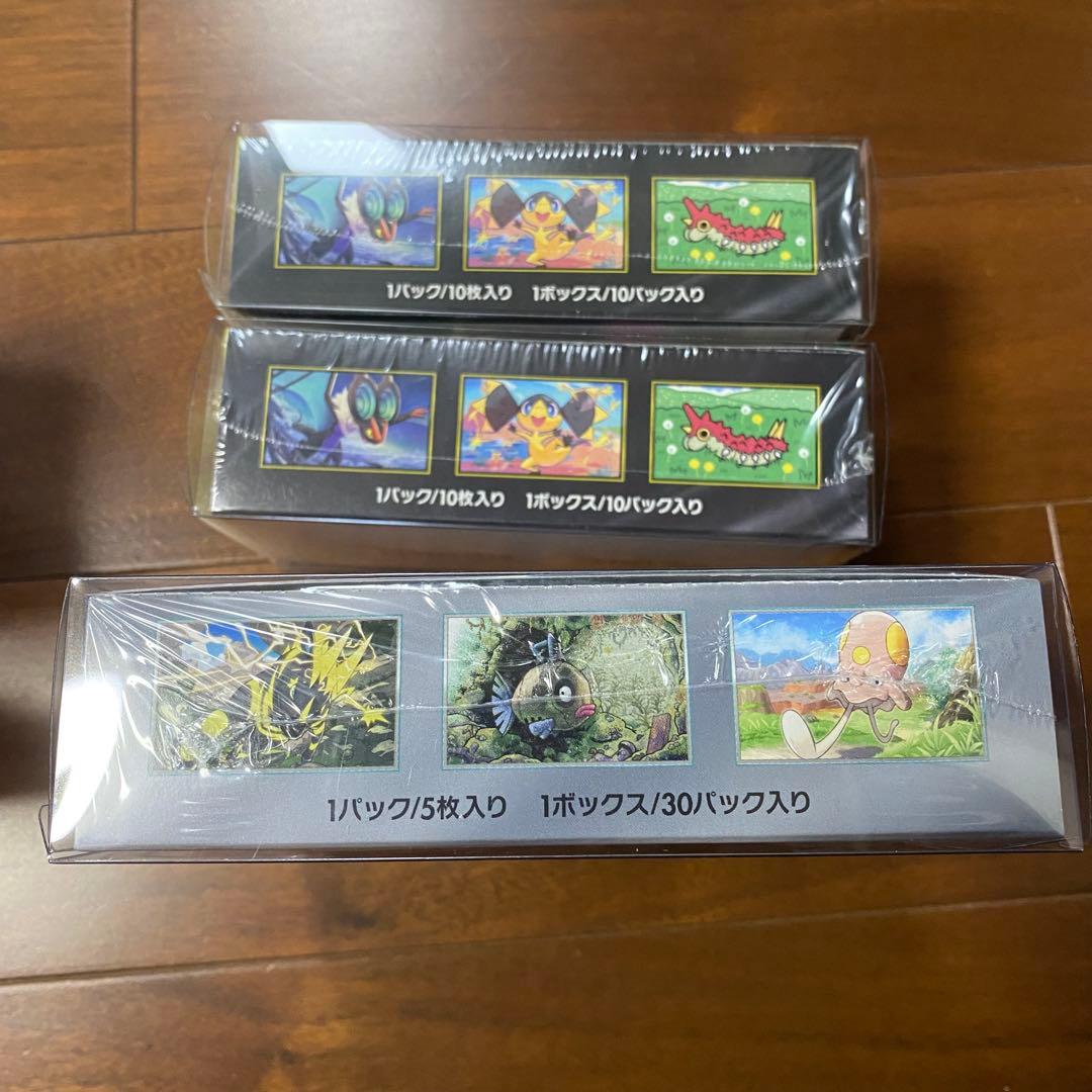 シュリンク付き未開封　ポケモンカードゲーム　6ボックスまとめ売り