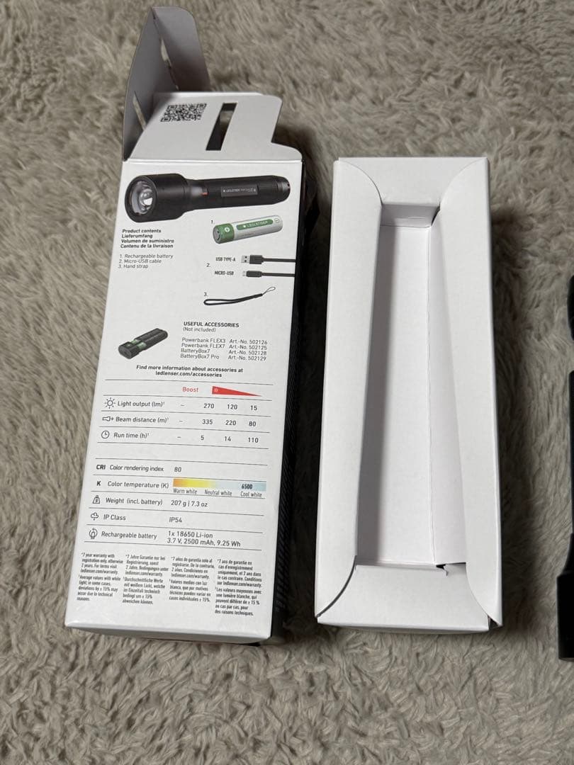 LEDLENSER P6R CORE QC 新品未使用